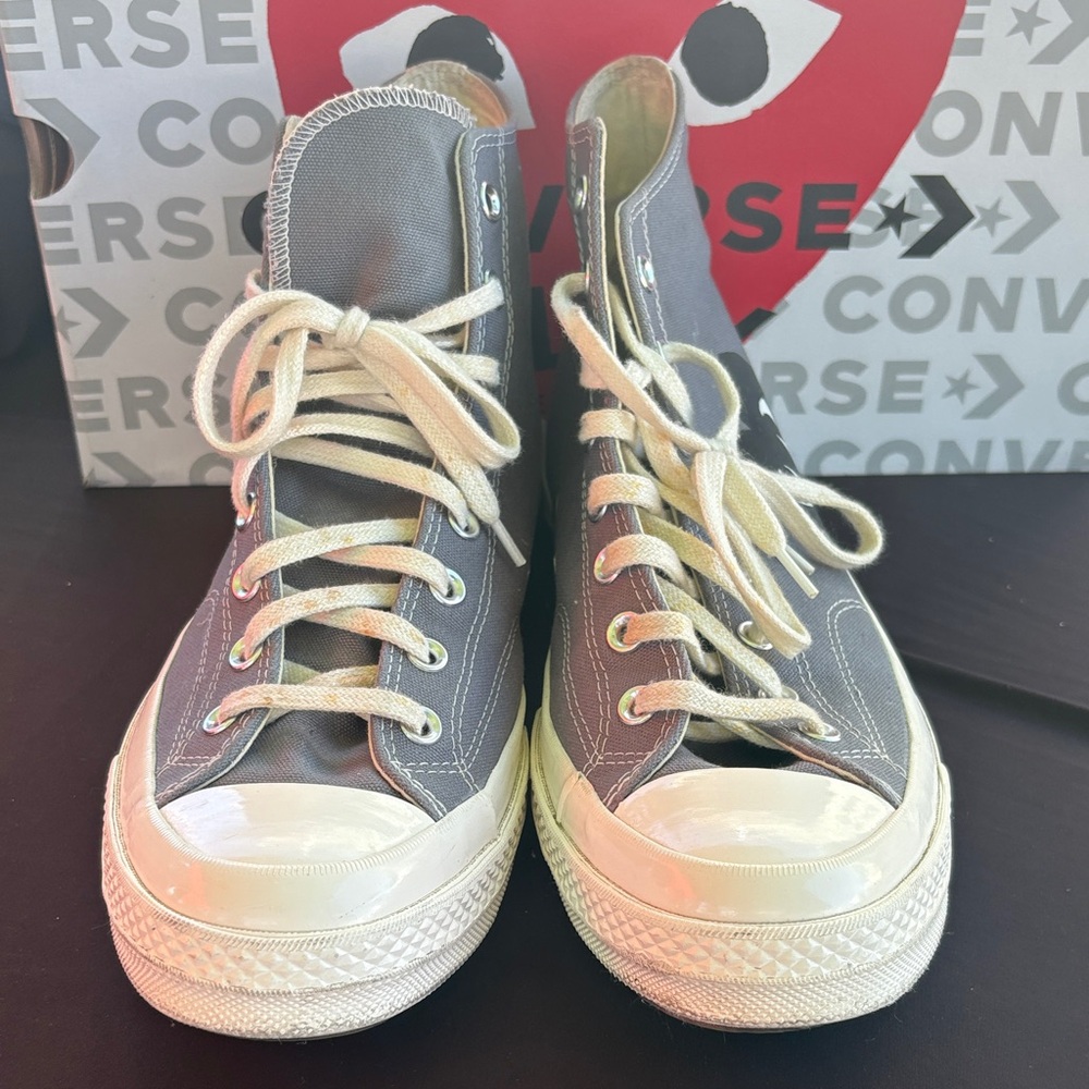 Converse Unisex Comme des Garcons shoes size 12 - Picture 12 of 13